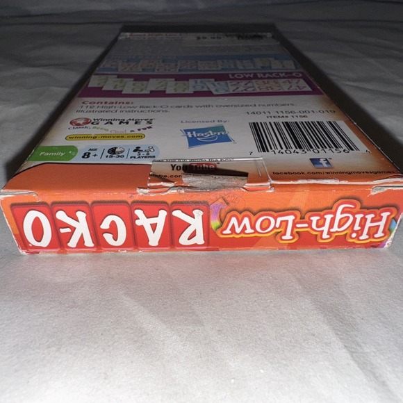 High-Low Rack-O Line 'Em Up & Score Card Game By Hasbro 2011 Complete - Picture 7 of 8